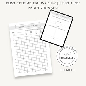 Budget Planner Printable Templates | Money Saving Binder | Personal Finance Tracker | PDF A4 A5 Canva