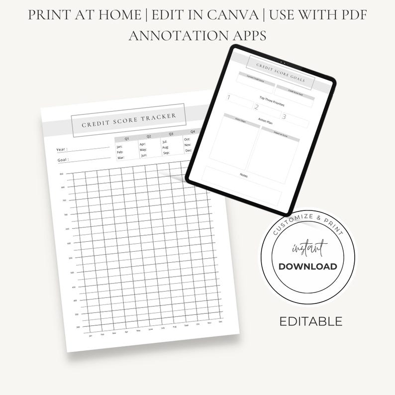 Budget Planner Printable Templates | Money Saving Binder | Personal Finance Tracker | PDF A4 A5 Canva
