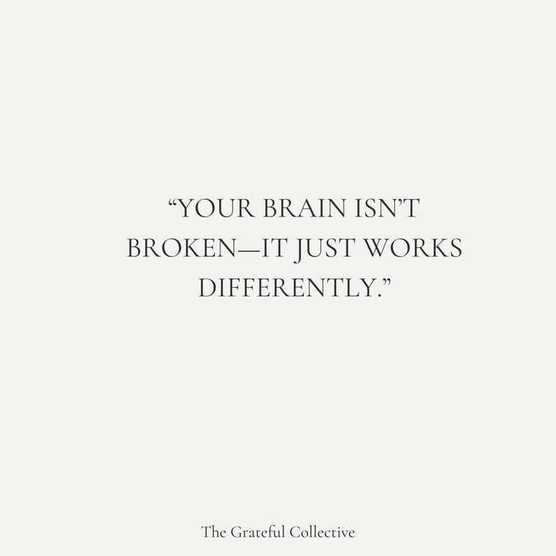 Neurodivergent Planner | ADHD Workbook | Executive Function Workbook | PDF A4 A5 Canva Editable