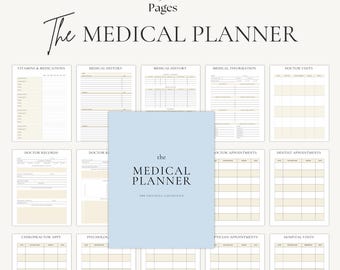 Agenda medica / Monitoraggio dei sintomi / Registro dei farmaci / Diario della salute familiare