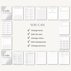 Budget Planner Printable Templates | Money Saving Binder | Personal Finance Tracker | PDF A4 A5 Canva