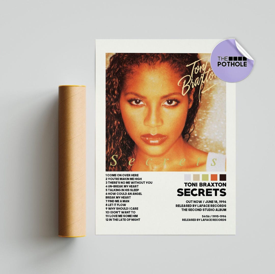 Toni Braxton Posters / Secrets Poster, Toni Braxton, Secrets, Album