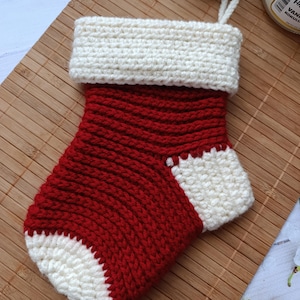 Christmas Stocking Crochet Pattern, Christmas Stocking Decoration, Christmas Crochet Pattern PDF file