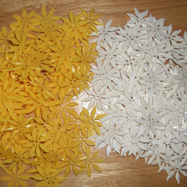 1960s Vintage Plastic Flowers