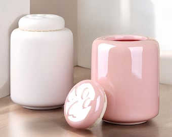 Handcrafted Ceramic Pet Urn, Name Engraving Pet Urns, Pottery Dog Cat Urn, Unique Pet Loss Gift, Pet Memorial Box, Pet Keepsake Gift
