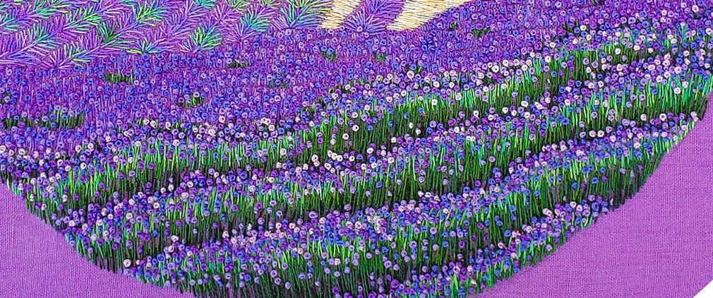 Lavender Fields Embroidery PDF Pattern - Etsy Australia
