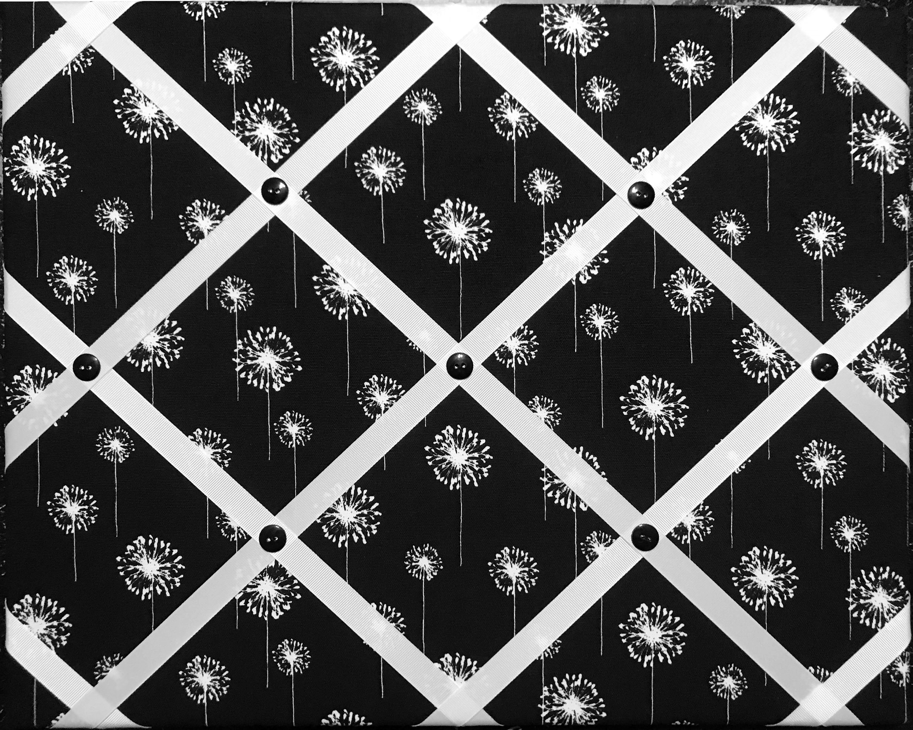 Black French Memo Board Bulletin Board Cork Board Home or Etsy