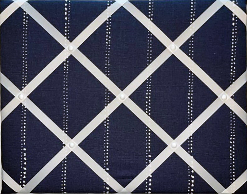 Navy Blue French Memo Board Bulletin Board Cork Board Home Etsy