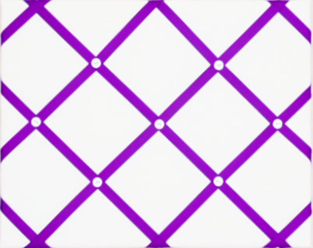 Clearance 16 X 20 White & Purple French Memo Board Etsy