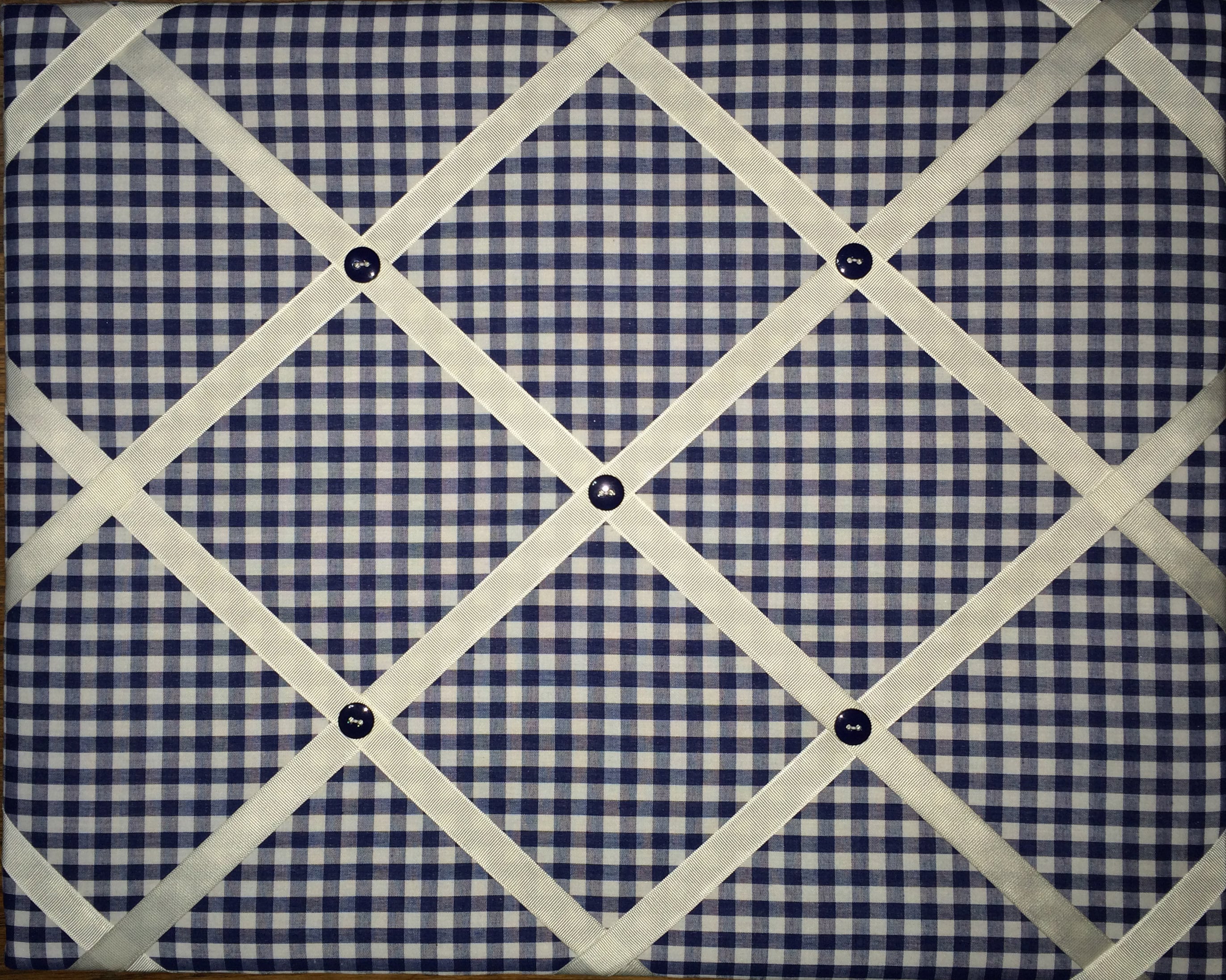 Cotton Gingham French Memo Board Bulletin Board Cork Board Etsy