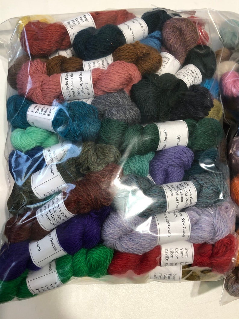 Mini Skeins Knit Picks Palette 150 Color Sampler 10 Grams Etsy Australia