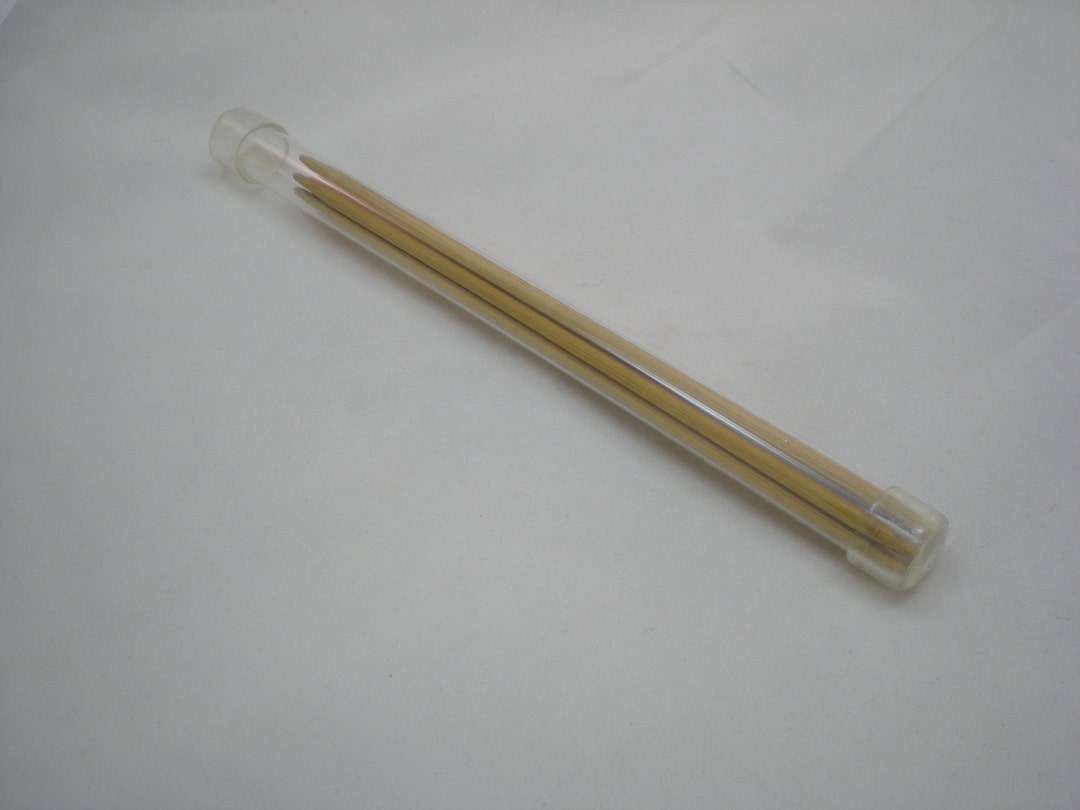 Double Pointed Knitting Needle Case 1/2 Inch With Clear Caps Etsy