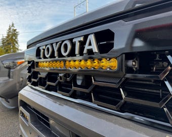 2024 2025 Toyota Tacoma TRD Pro Grille Light Bar Brackets - Fits 20&quot; Baja Designs Light Bar