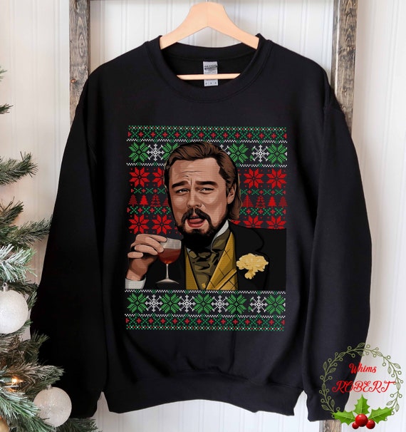 leonardo dicaprio xmas jumper