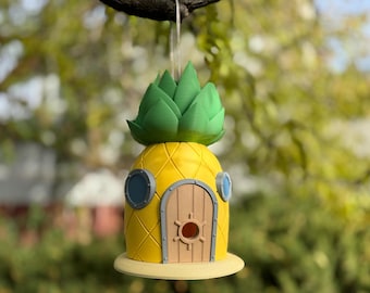 Birdhouse - Marine-Themed Pineapple [3D printed] - DIY Kit