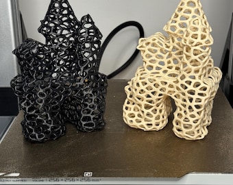 Decoración para acuario: Castillo de acuario Voronoi / Jex7