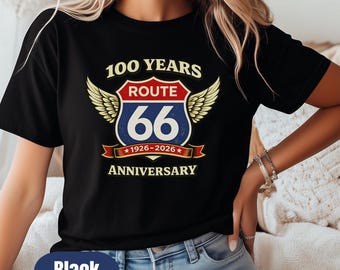 Route 66 100 Years Tee, Historic Route 66 Vintage Tee, Route 66 Tee, Route 66 Classic Tee, Vintage Travel Tee, Travel Tee, Historic Tee