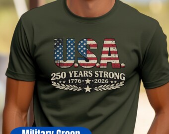 USA 250th Birthday Shirt, USA 250th Anniversary Shirt, 1776-2026 Independence Day Tee, Fourth of July Tee, Patriotic Tee