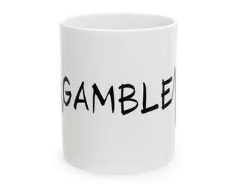 Las Vegas Coffee Mug, Gamble Ceramic Coffee Mug, Poker Coffee Mug,  Casino Drinkware, Las Vegas Drinkware, Coffee Mug Gift, Drinkware, Mug