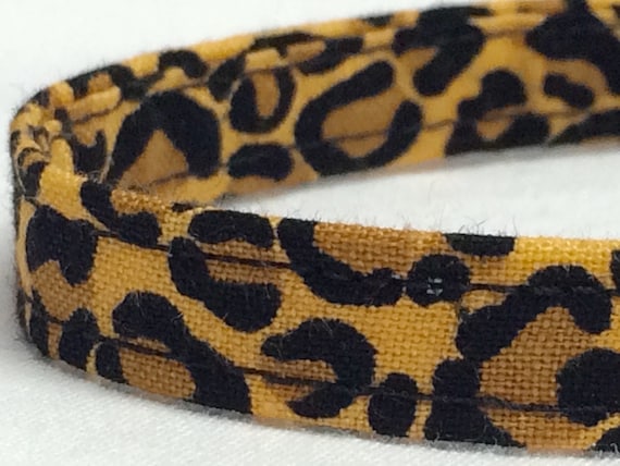 Cat Collar for Boy, Girl - Brown Leopard Print - Breakaway