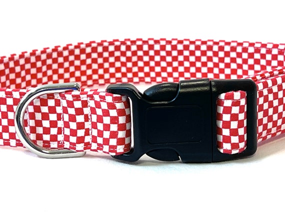 Rifle Paper Co Dog Collar for Boy, Girl - Tiny Checks