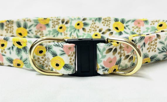 Rifle Paper Co. BREAKAWAY Dog Collar for Boy Girl - Le Fleurs - 11 Colors