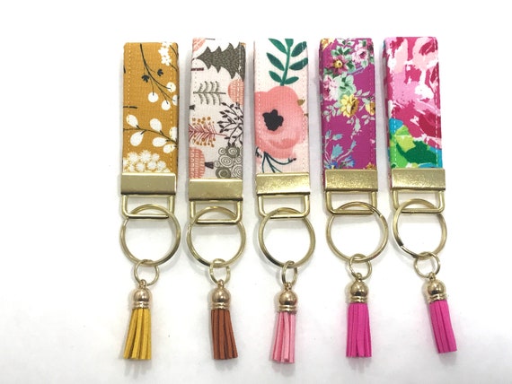 MINI Key Fobs with Tassels -   Gift for Her