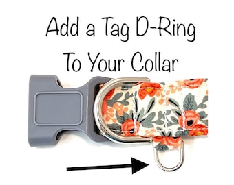 ADD a Tag D-Ring to Your Dog Collar - ID Tag Holder