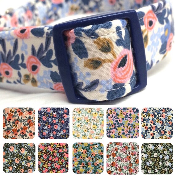 Rifle Paper Co. Dog Collar for Boy Girl - Le Fleurs - 11 Colors