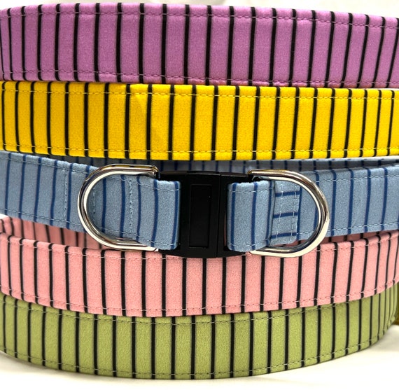 BREAKAWAY Dog Collar for Boy, Girl - Paris Pinstripes