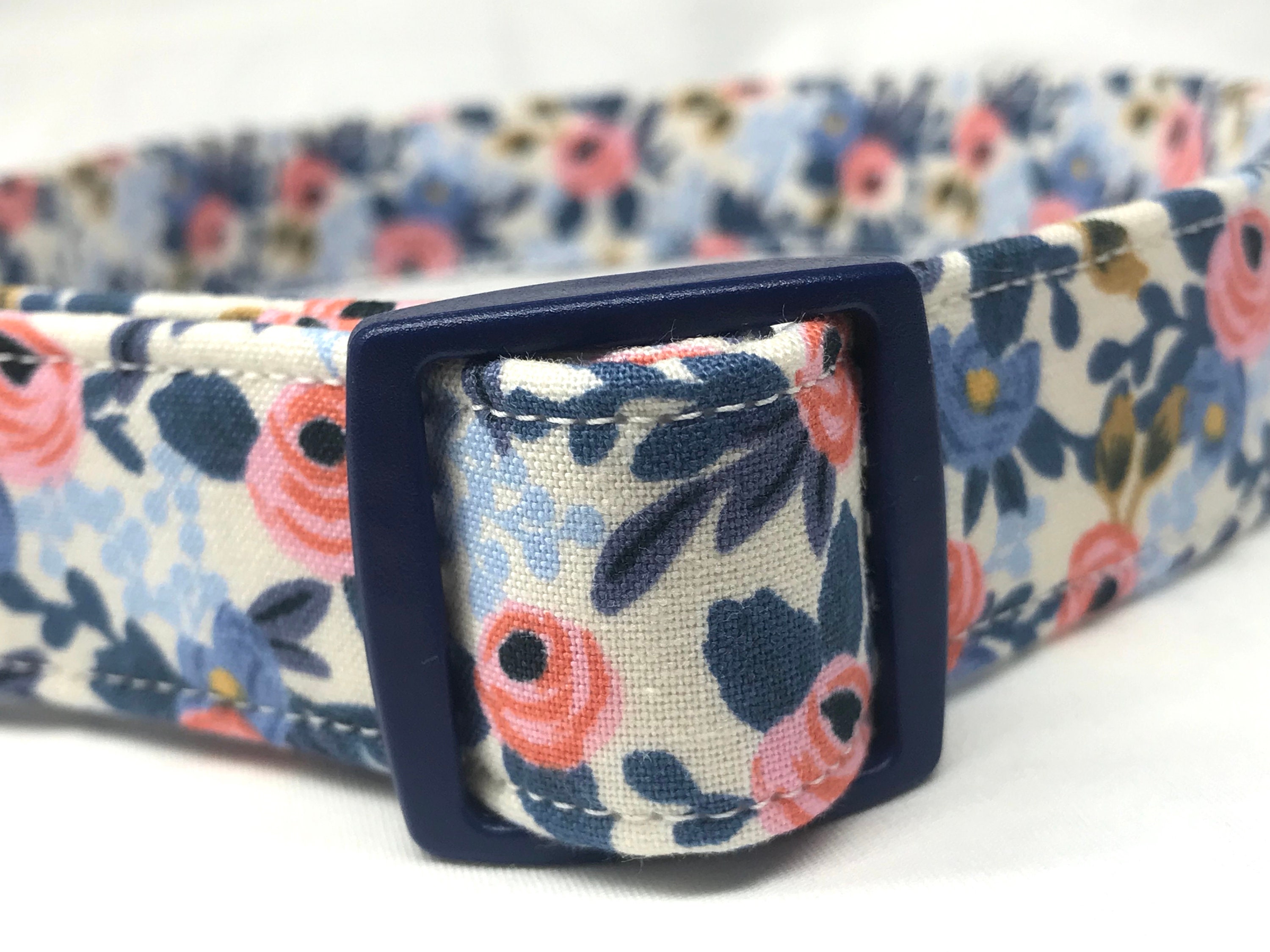 Dog Collar Leash Set for Girl Boy Rifle Paper Co Le Fleurs | Etsy