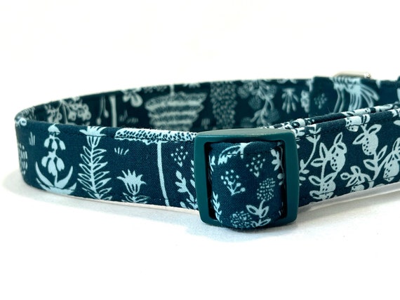 Rifle Paper Co. Dog Collar - Dark Green Toile