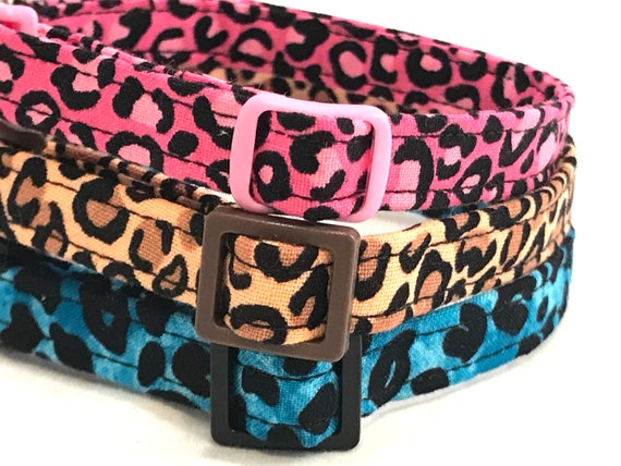 Pink Leopard Bow Tie Unbreakable Collar™