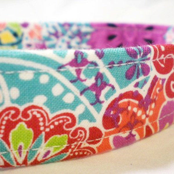 Dog Collar Girl Pink Flowers Orange Purple Blue Boy - Limited Quantity