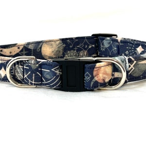 BREAKAWAY Galaxy Dog Collar for Boy, Girl - Planets, Moons, and Stars - Safety