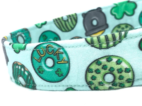 St. Patrick’s Day Dog Collar for Boy Girl - Lucky Donuts