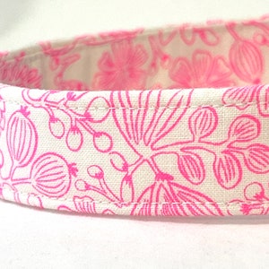 Pink Dog Collar for Girl - Rifle Paper Co. - Summer Neon