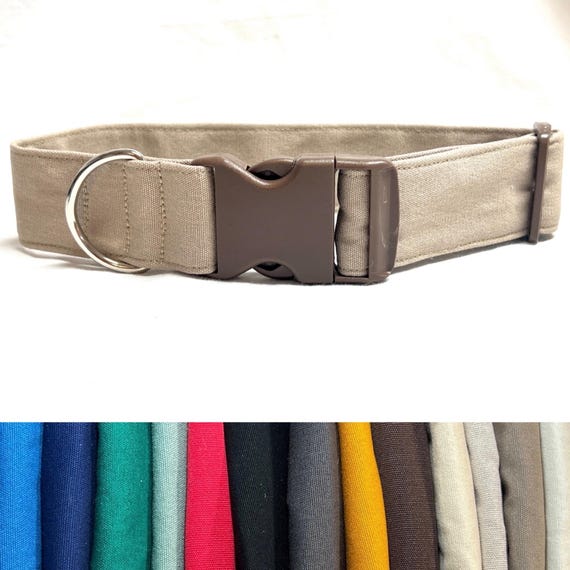 Hemp Dog Collar for Boy, Girl - 20 Colors- Durable Hemp Fabric