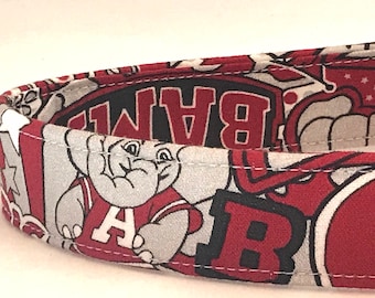 Alabama Football Dog Collar for Boy, Girl -  College Sports Fan