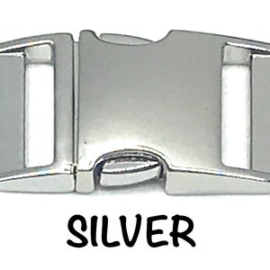 3/8 XXS Metal Buckle Upgrade for Tiny Dog Collar Lightweight No Engraving image 9