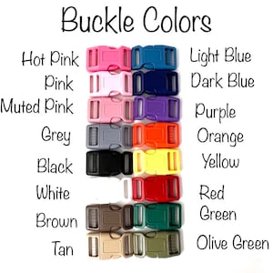 Personalized Dog Collar for Girl, Boy Engraved ID Tag Pleather Name Patch 1.5, 1, 3/4, 5/8 image 9