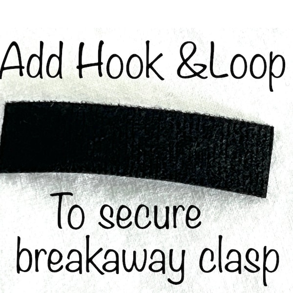 Removable Hook and Loop Strip for My Dog's Breakaway Collar