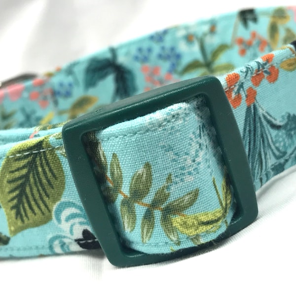 Rifle Paper Co Dog Collar - Herb Garden - Mint Green