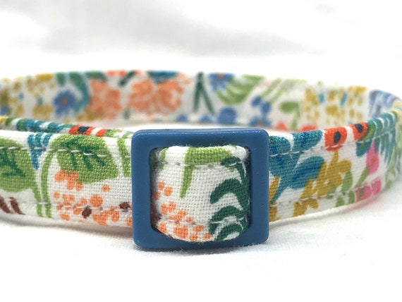 Rifle Paper Co. Cat Collar - English Garden Cream - Breakaway