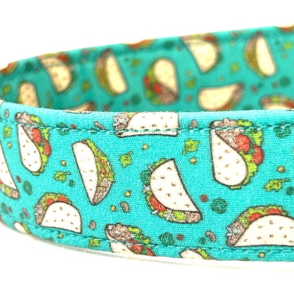 Tacos Dog Collar for Boy, Girl - Gift for Pet, Foodie