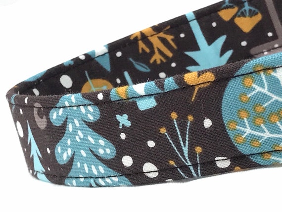 Winter Dog Collar for Boy Girl- Snowy Forest