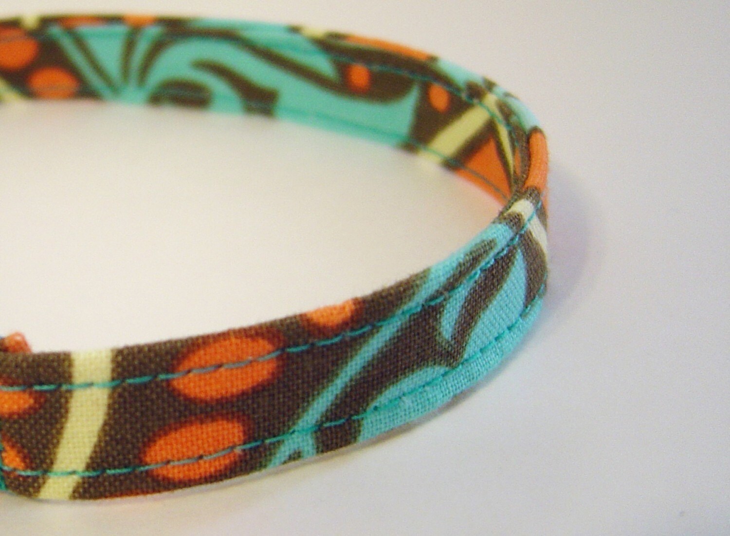 Cat Collar for Boy Girl Olive Green Amy Butler Midwestern - Etsy