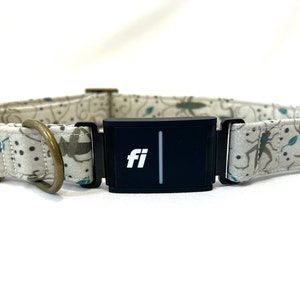 Fi Series 3 Compatible Dog Collar METAL Buckle - 1&quot; or 3/4&quot; Wide -  Crickets, Insects, Nature - Pick a Fabric