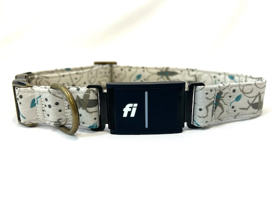 Fi Series 3 Compatible Dog Collar METAL Buckle - 1" or 3/4" Wide -  Crickets, Insects, Nature - Pick a Fabric