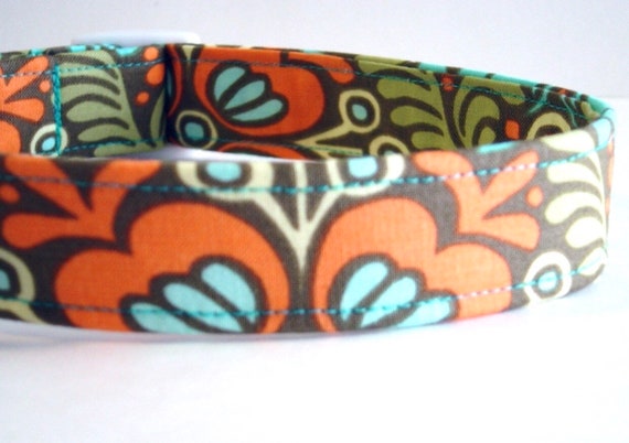 Fall Dog Collar for Boy Girl - Olive Green - Belle Kashmir